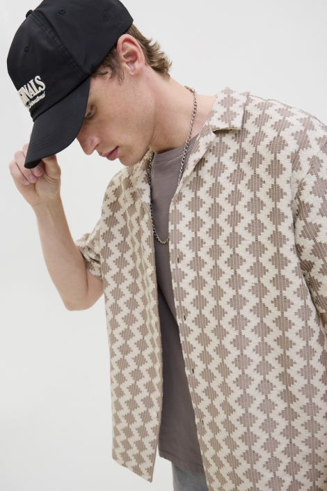 Jack & Jones jorsummer luke texture resort shirt